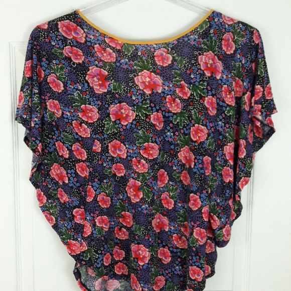 Anthropologie Ric Rac Dolman Floral Top - Picture 6 of 6
